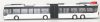 AWM 11761 Mercedes-Benz Capacity csuklós városi autóbusz, felirat nélkül / színvariáció