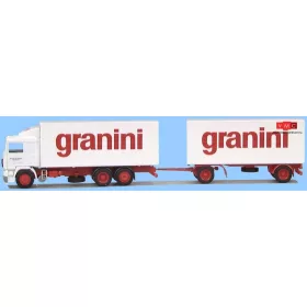   AWM 70201 Volvo F12 dobozos teherautó, pótkocsival - Granini (H0)