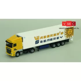 AWM 75339 DAF XF106 SC nyergesvontató, hűtődobozos félpótkocsival - Waberer's (H0)