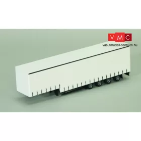 AWM 90637 Jumboponyvás négytengelyes félpótkocsi (H0)