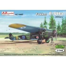 AZ14407 Fokker F-VIIa Military repülőgép makett 1/144