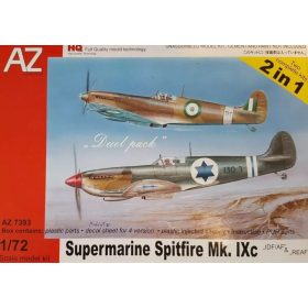   AZ7393 Spitfire Mk.IX IDF/REAF 2 in 1 repülőgép makett 1/72