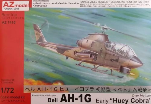 AZ7416 Bell AH-1G Huey Cobra helikopter makett 1/72