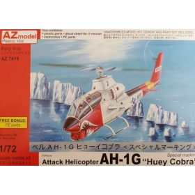 AZ7418 Bell AH-1G Huey Cobra Special helikopter makett 1/72