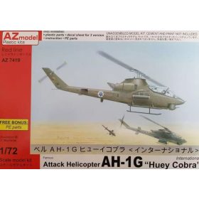   AZ7419 Bell AH-1G Huey Cobra International helikopter makett 1/72