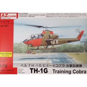 AZ7451 Bell TH-1G Huey Cobra Training helikopter makett 1/72