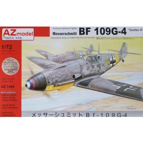   AZ7469 Messerschmitt Bf 109G-4 Gustav 4 repülőgép makett 1/72
