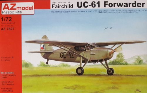 AZ7527 Fairchild UC-61 Forwarder repülőgép makett 1/72