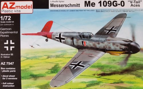 AZ7547 Messerschmitt Bf 109 G-0/V/Aces repülőgép makett 1/72