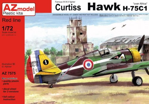 AZ7575 Curtiss Hawk H-75 Over Africa repülőgép makett 1/72