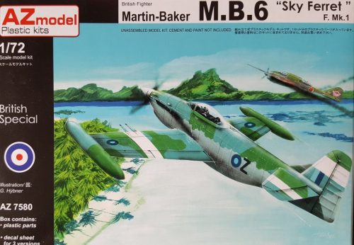 AZ7580 Martin Baker MB.6 Day Ferret repülőgép makett 1/72