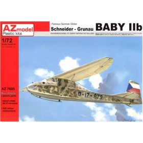 AZ7605 Grunau BABY IIB repülőgép makett 1/72