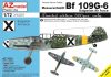AZ7632 Messerschmitt Bf 109 G-6 Bulgarian Air Force repülőgép makett 1/72