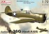 AZ7645 Curtiss P-36G (Hawk A-6/8) repülőgép makett 1/72