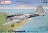 AZ7649 De Havilland DHC-1 Chipmunk „International“ repülőgép makett 1/72