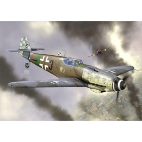   AZ7657 Messerschmitt Bf 109G-14/AS Reich Defence repülőgép makett 1/72