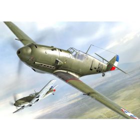   AZ7688 Messerschmitt Bf 109 E-3 „In Yugoslavian Service“ repülőgép makett 1/72