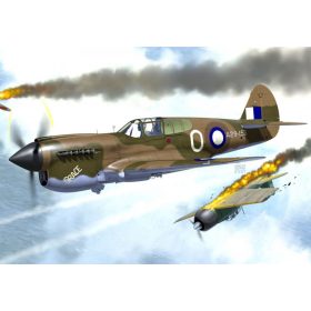 AZ7694 Curtiss Kittyhawk Mk.Ia RAAF repülőgép makett 1/72