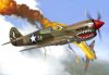 AZ7696 Curtiss P-40E Warhawk „AVG“ repülőgép makett 1/72