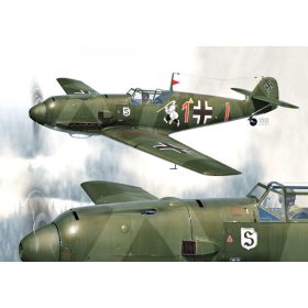   AZ7697 Messerschmitt Bf 109 E-1 „JG.26“ repülőgép makett 1/72
