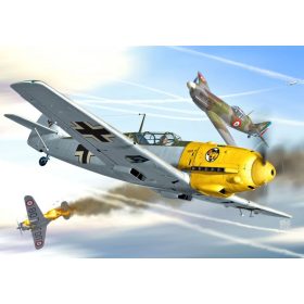   AZ7698 Messerschmitt Bf 109 E-1 „JG.27“ repülőgép makett 1/72