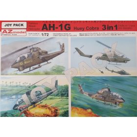   AZ7702 Bell AH-1G Huey Cobra 3x plastic parts helikopter makett 1/72