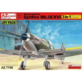   AZ7706 Spitfire Mk. IX/16 JOY PACK 3 in 1repülőgép makett 1/72