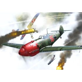   AZ7801 Messerschmitt Bf 109 E-1 „Polish Campaign“ repülőgép makett 1/72