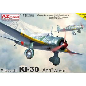   AZ7809 Kawasaki Ki-30 Ann „At war“ repülőgép makett 1/72