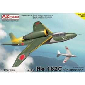   AZ7835 Heinkel He 162C Salamander "In foreign services" repülőgép makett 1/72