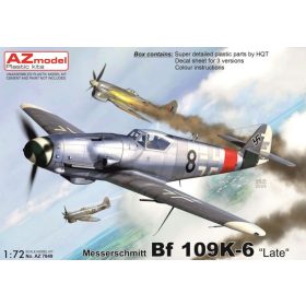 AZ7849 Messerschmitt Bf 109K-6 Late repülőgép makett 1/72