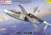 AZ7851 Heinkel He 162B-1 Volksjäger 46 repülőgép makett 1/72