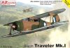 AZ7858 Beech Traveller Mk.I repülőgép makett 1/72