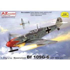   AZ7862 Messerschmitt Bf 109G-6 with WGr.21 repülőgép makett 1/72