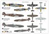 AZ7864 Messerschmitt Bf 109G-6 "Balkan Eagles" repülőgép makett 1/72