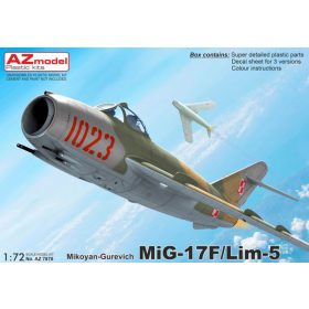 AZ78787 MiG-17F/Lim-5 repülőgép makett 1/72