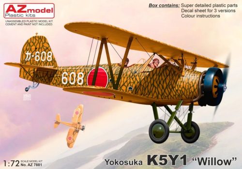 AZ7881 Yokosuka K5Y1 “Willow” repülőgép makett 1/72