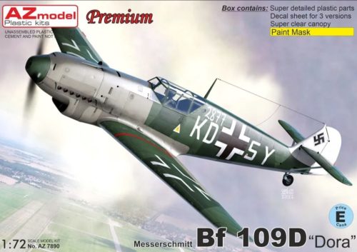 AZ7890 Messerschmitt Bf 109D repülőgép makett 1/72