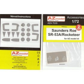   AZA7035 Saunders Roe SR-53A canopy mask 2sets - maszkolósablon 1/72