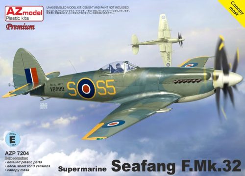 AZP7204 Supermarine Seafang F.MK.32 repülőgép makett 1/72