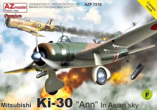AZP7210 Mitsubishi Ki-30 „Ann“ In Asian sky repülőgép makett 1/72