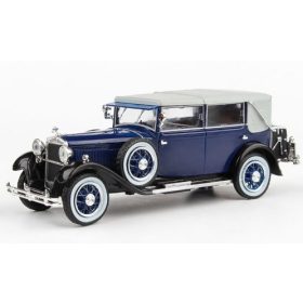   Abrex 251150 Skoda 860 zárt tetővel 1932, sötétkék/fekete (1:43) (ABR143ABH-905MH)