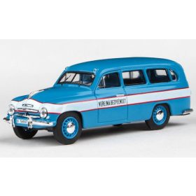   Abrex 253119 Skoda 1201 1956, kék, Verejna Bezpecnost (CZ) (1:43) (ABR143ABSX-718XA)