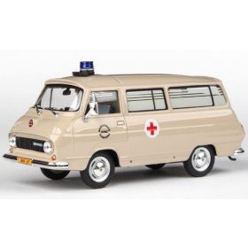   Abrex 254435 Skoda 1203 Mikrobus 1974, bézs, Sanitka (CZ) (1:43) (ABR143ABSX-715XO6)