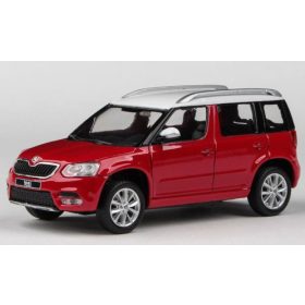   Abrex 255289 Skoda Yeti FL 2013, piros/fehér (1:43) (ABR143AB-031B-w)