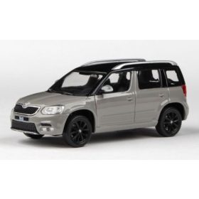  Abrex 256396 Skoda Yeti FL 2013, világosszürke/fekete (1:43) (ABR143AB-031CN-b)
