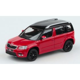   Abrex 257204 Skoda Yeti FL 2013, piros/fekete (1:43) (ABR143AB-031B-b)