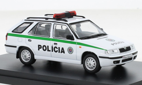 Abrex 262566 Skoda Felicia FL Combi 1998, Policia (SR) (1:43) (ABR143ABSX-730XA2)