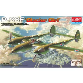 Academy_12208 P-38F LIGHTNING GLACIER GIRL (1/48)