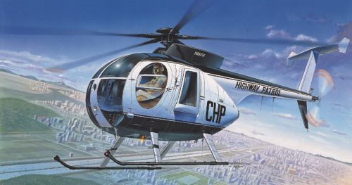 Academy_12249 HUGHES 500D POLICE HELICOPTER (1/48)